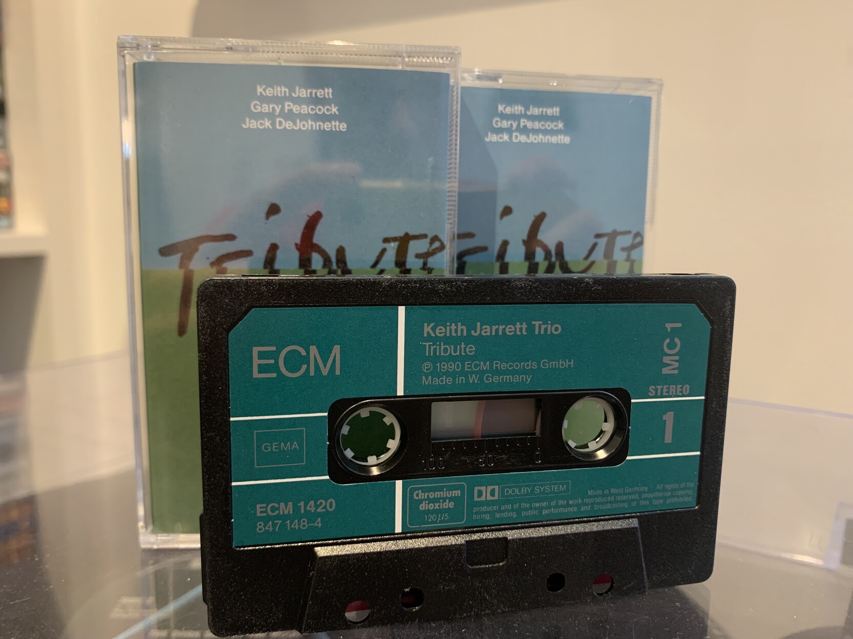 Double cassette album Tribute by Keith Jarret Trio