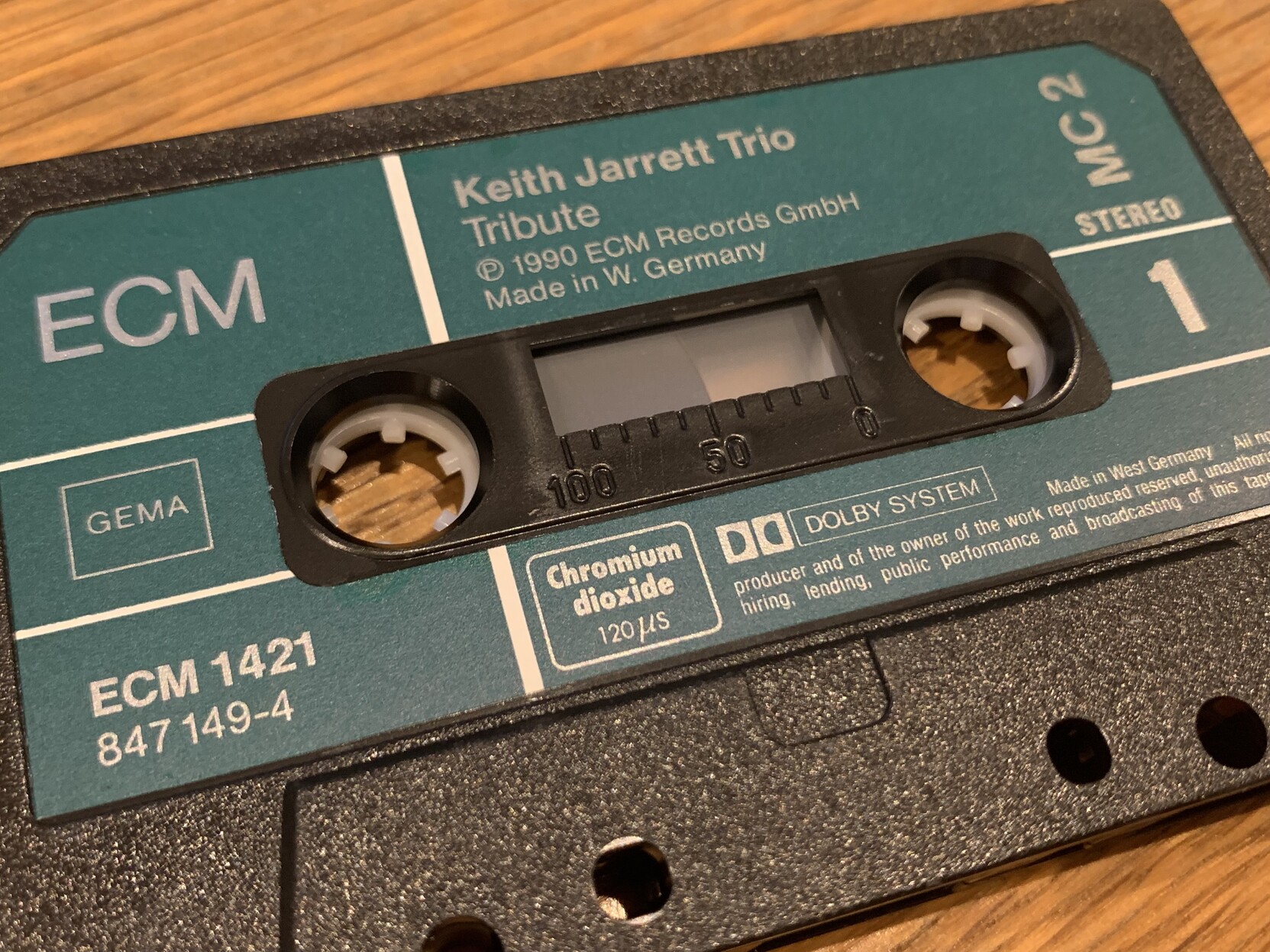 A compact cassette 
