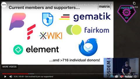 fairkom is now a sponsor of the matrix foundation