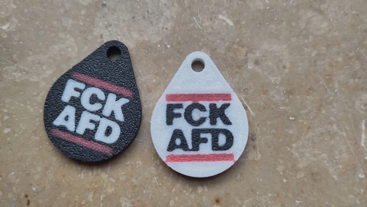 #FCKAFD 1€ Einkaufwaagen Chips für den Schlüsselbund