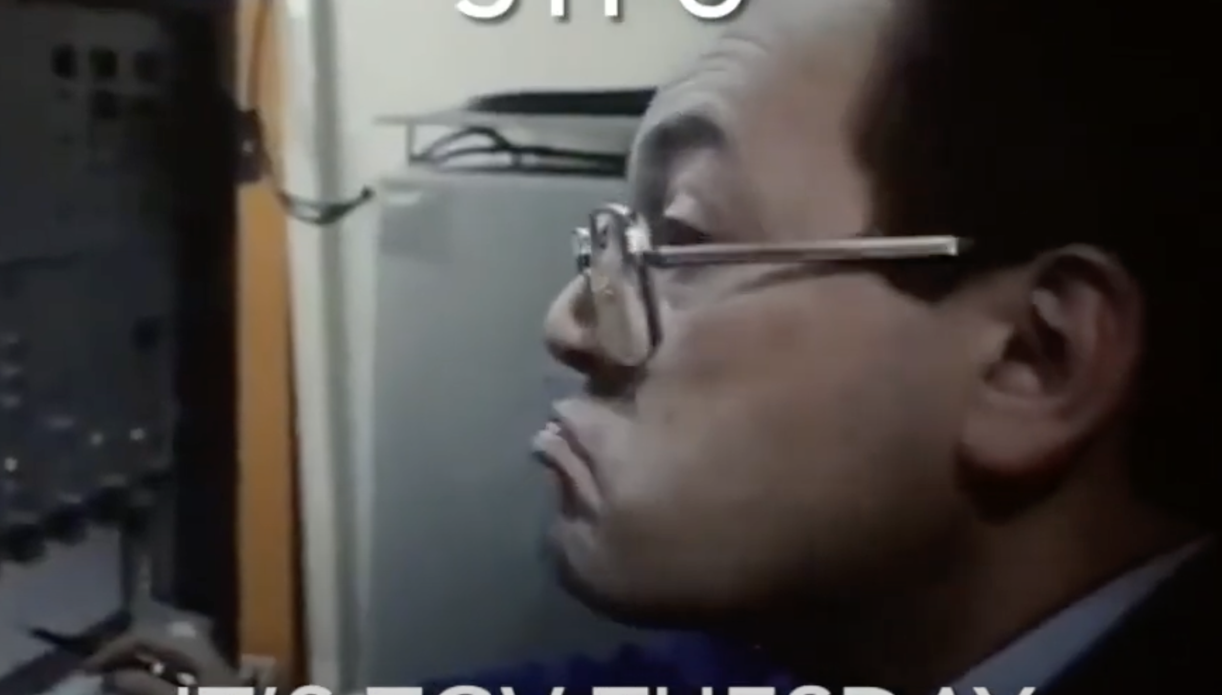 Guy from "STFU it's TGV Tuesday" video with glasses and a "not bad!" grimace. Guy from "STFU it's TGV Tuesday" video with glasses and a "not bad!" grimace.